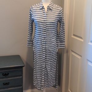 Black Label by Chico's button down maxi shirt